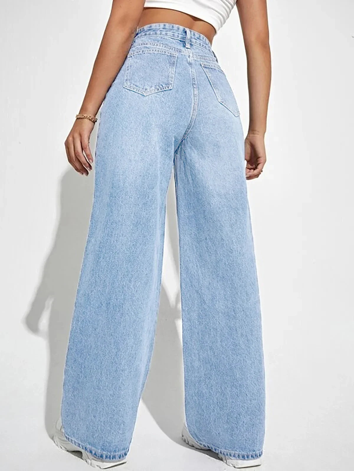 Pantalones de mezclilla de pierna ancha Marcus